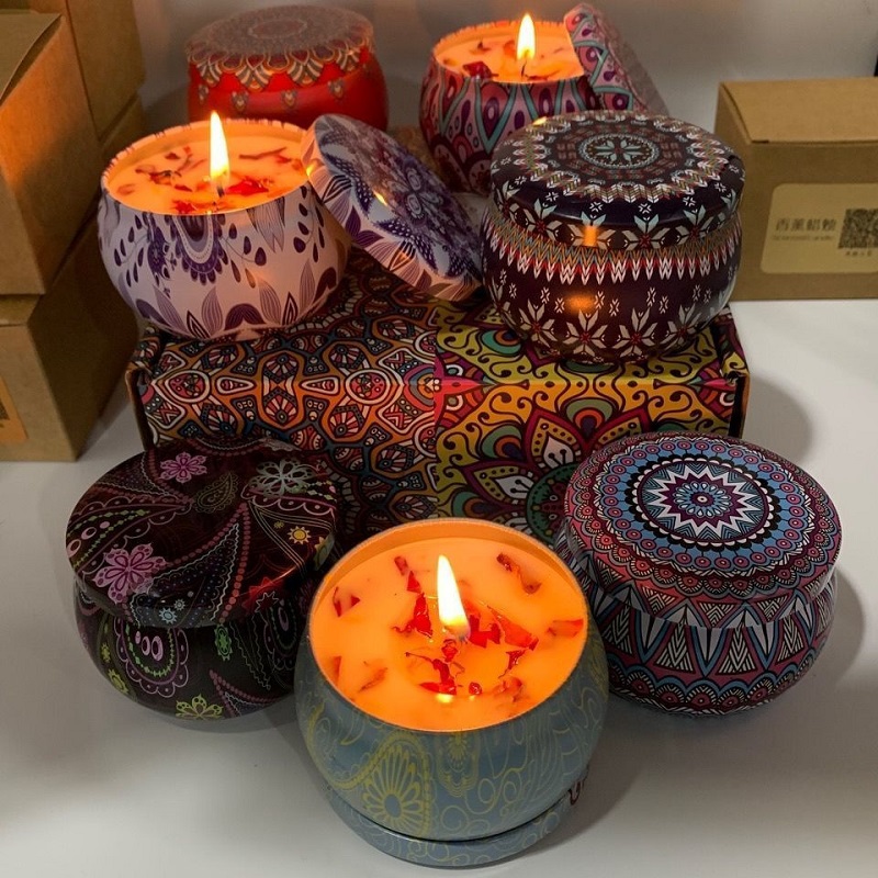 Candle Making Jug - 1/4PCS Velas Aromáticas Vintage em Potes