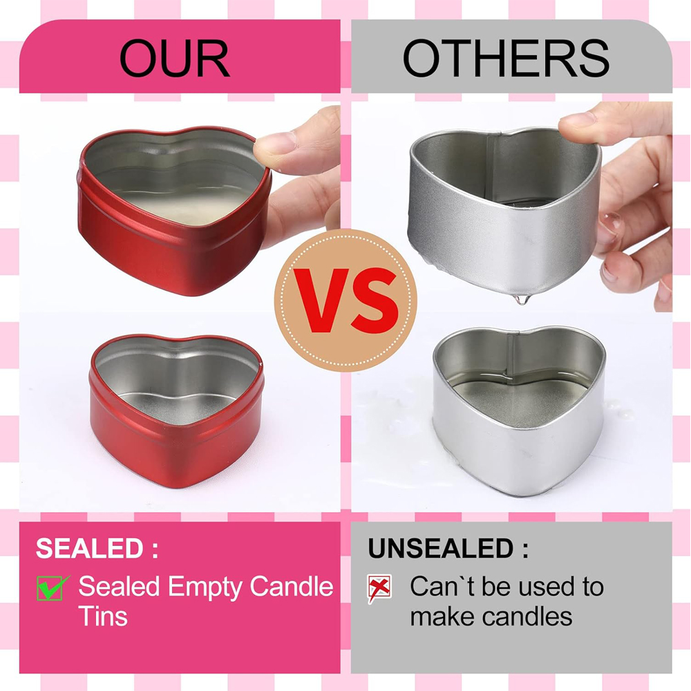 Latas de metal em forma de cor - Tin Container Lid avaliação e preço
