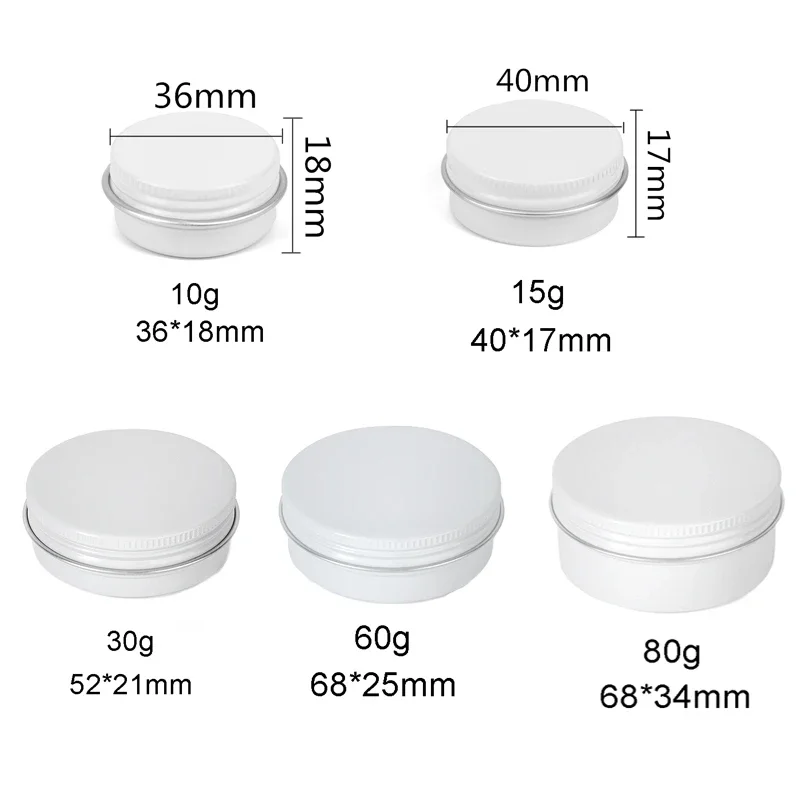 10/20/30 peças 10/15/30/60/80g - Tin Container Lid avaliação e preço