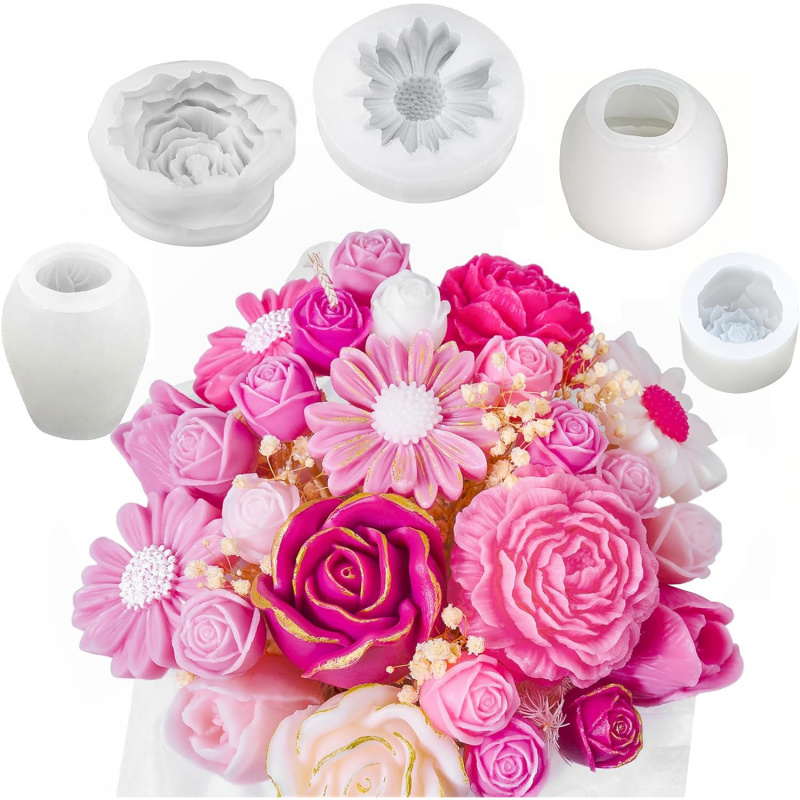 Conjunto de moldes de silicone - Candle Making Kits avaliação e preço