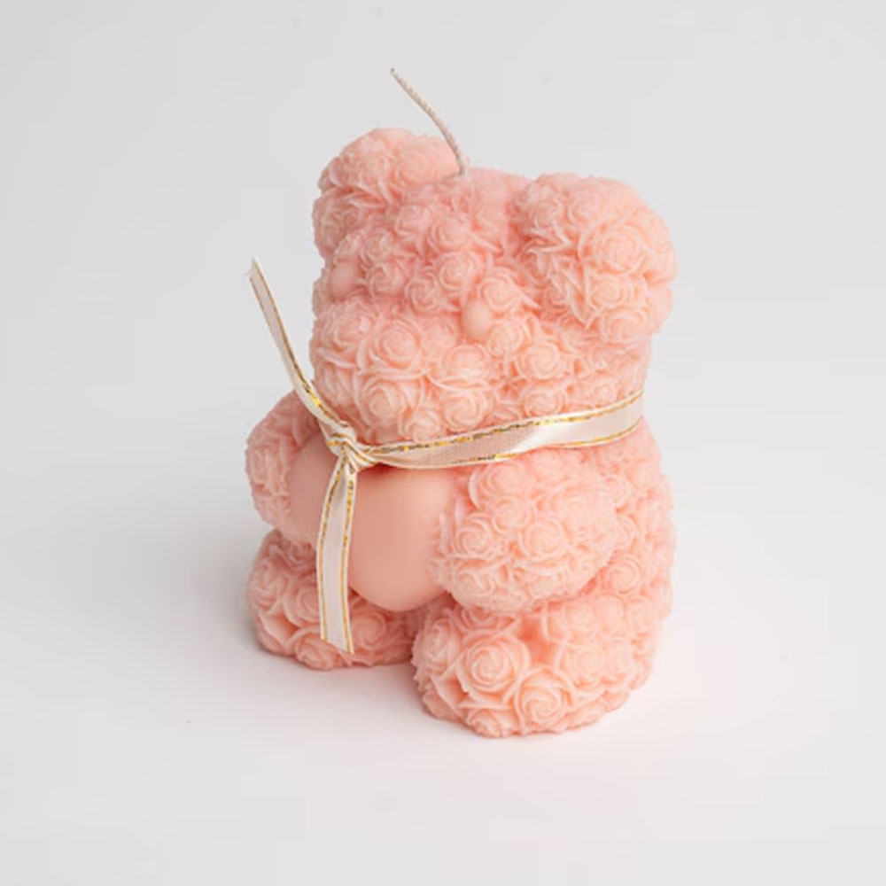 Urso de pelúcia calor rosa sil - Candle Making Kits avaliação e preço