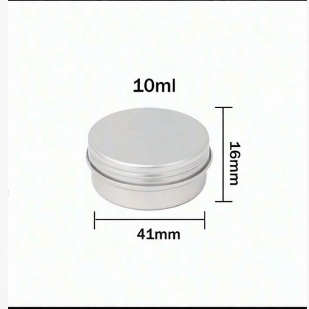 Pote de Creme Redondo de Metal - Tin Container Lid avaliação e preço